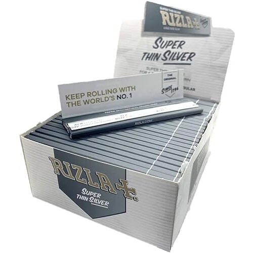 King Size Silver Slim - 25 Packs/Booklets