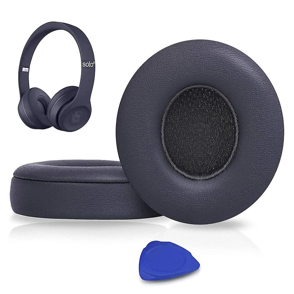 (Titanium ) Earpads Cushions Replacement Compatible With Beats Solo 2 Grey