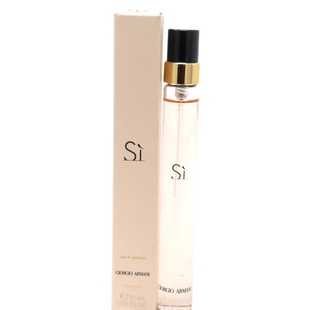 Giorgio Armani Si Eau De Parfum Spray For Women 0.33oz / 10ml