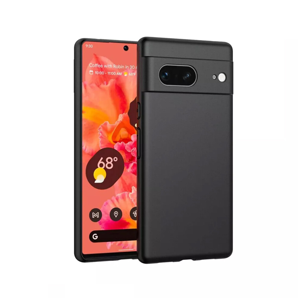 (Black) For Google Pixel 8A Plain Silicone Gel Phone Case Cover Black 5060972628485