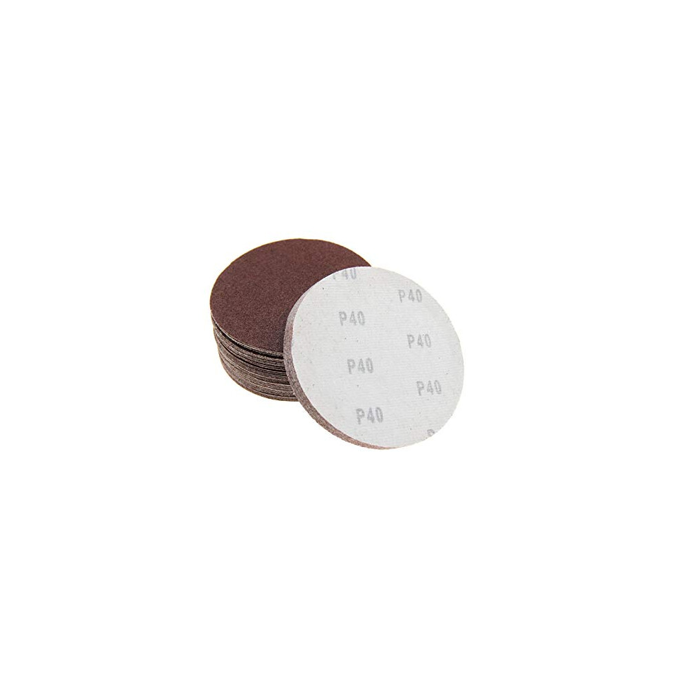 Pack Of 50 125Mm Round 5 Mixed Grit Sanding Sandpaper Circle Sand Discs 762876598042