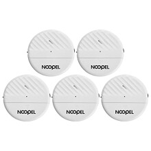 Window Alarm 5 Pack, 125DB Loud Glass Break Sensors, Detects Glassbreak & Vibration, with Adjustable Sensitivity, Fit for Any Window for Indoor Home