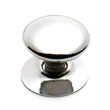 BH06150 (4 Pcs) Cupboard Door/Drawer Knob Brass Chrome Plated Victorian 32mm - Pack of 4 Pieces