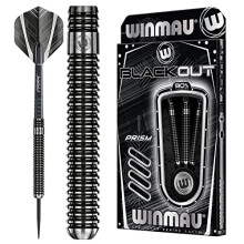 Blackout 22 Gram Tungsten Darts Set with Flights and Shafts (Stems)