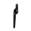 Maxim Offset Locking Window Handle Left Hand Black | PVC Windows Handle Replacement | Black Button Black Windows Handle with Key 1
