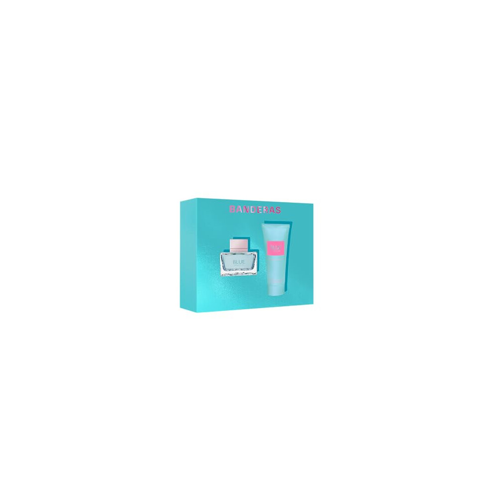 Perfumes - Blue Seduction Woman Gift Set EDT 50 ml + Body Lotion 75 ml - Long Lasting - Fresh, Casual and Femenine Fragance - Floral Aquatic Notes -