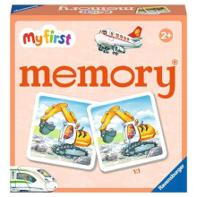Ravensburger Veicoli Il Mio Primo Gioco di Memoria per Bambini dai 2 Anni in Su