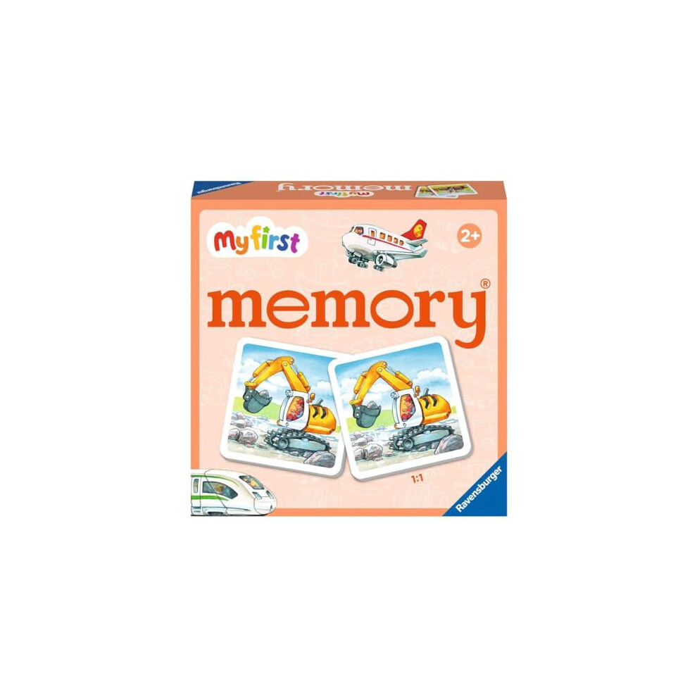 My First Memory Game - Matching Picture Snap Pairs For Kids Age 3 Years Up - Educational Todder Toy