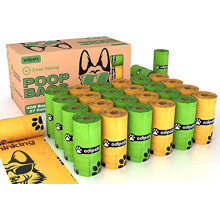 Edipets, Dog Poop Bags, Biodegradable, 405 or 540 Count, Extra Thick, Leak Proof, Extra Bags, Dog Accessories, Dog Poop Bag (27 Rolls - 405 Count)