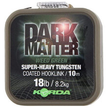 Dark Matter Tungsten Coated Braid 10 m - Leader Cord, Load Capacity: 25 lbs/11.3 kg, Colour: Gravel (Brown)