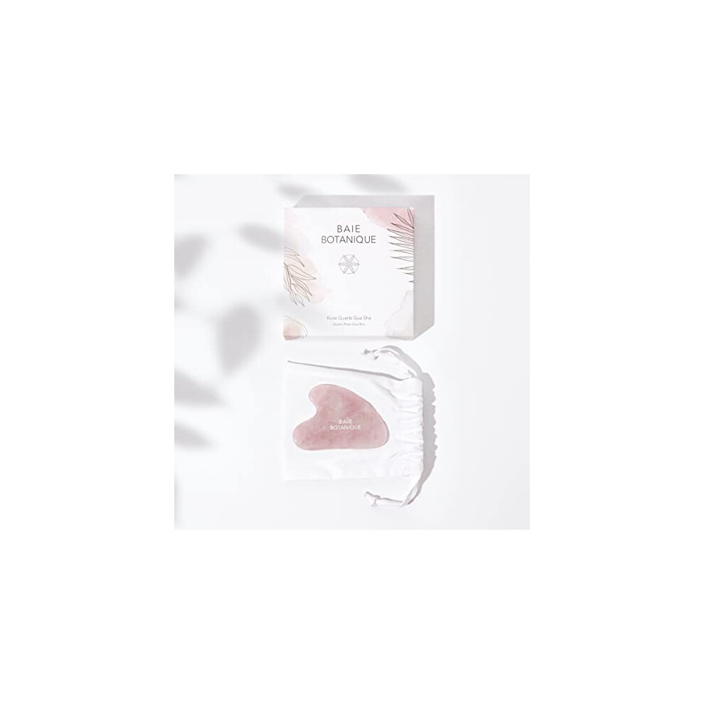 Baie Botanique Rose Quartz Gua Sha