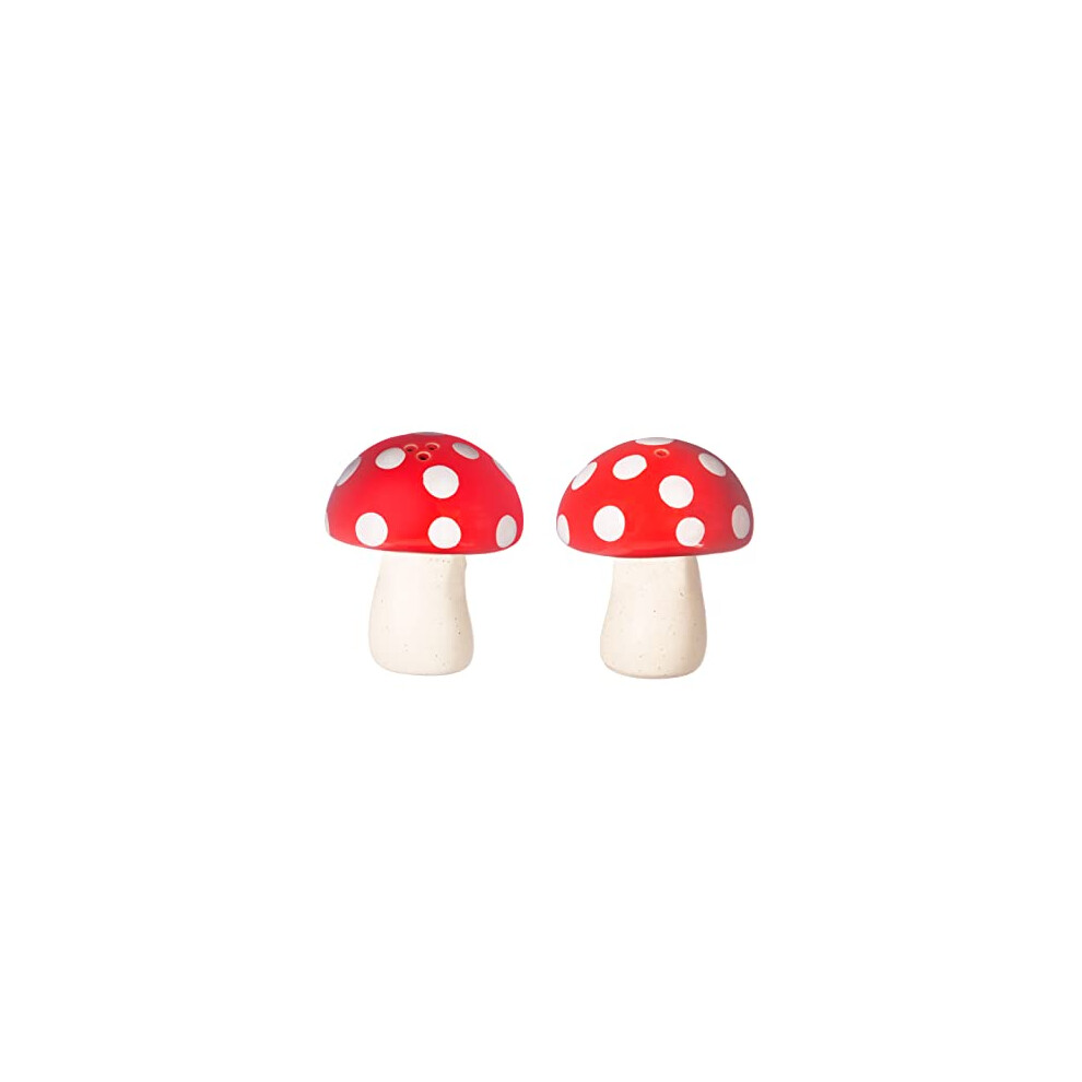 Red Mushroom Salt and Pepper Set