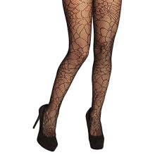 Women's Halloween spider web tights