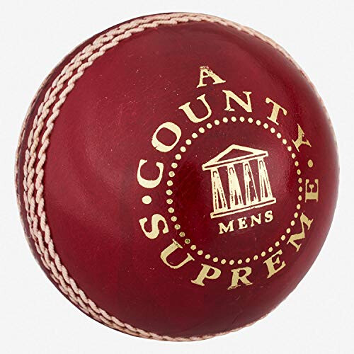 Readers County Supreme Cricket Ball 5oz, Red, Womens