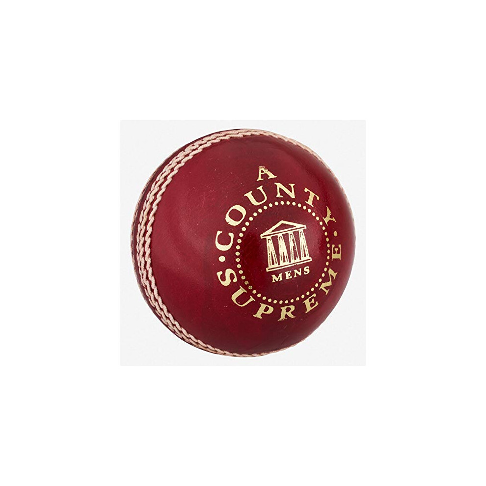 Readers County Supreme Cricket Ball 5Oz, Womens Red