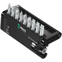 05056161001 Bit-Check Set 8100-9/TZ Torsion Extra-tough for Drill/Drivers, Metal Jointing, SL, PZ, PH 10pc