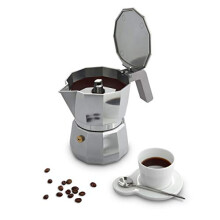 DC06/1 Espresso coffee maker, aluminium