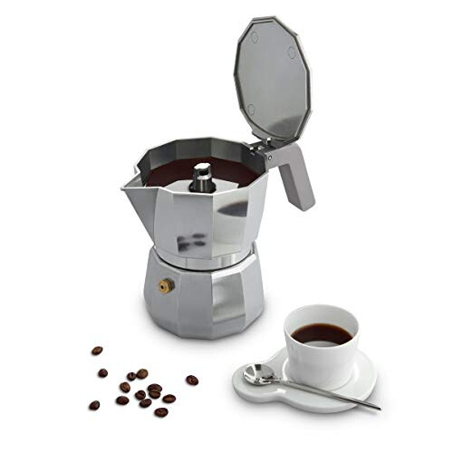 Alessi DC06/1 Espresso coffee maker, aluminium