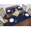 Table Runner, Cotton, Blue, 45x150 4