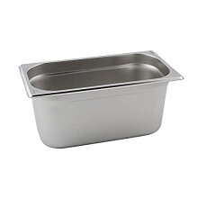 NEV-GN13-150 Stainless Steel Gastronorm Pan, Size 1/3, 150 mm Deep