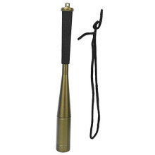 Fishing Bat - 25mm Diameter Fishing Bat Tool Aluminium Alloy Head 2 Colours Fish Priest with Foam Handle(green)