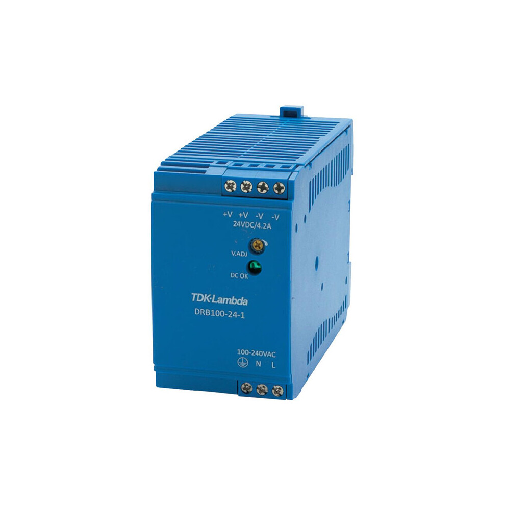 Photos - Other Electrical Equipment TDK-Lambda DRL-100-24-1 Low Profile DIN Rail Mount Power Supplies 4.2A