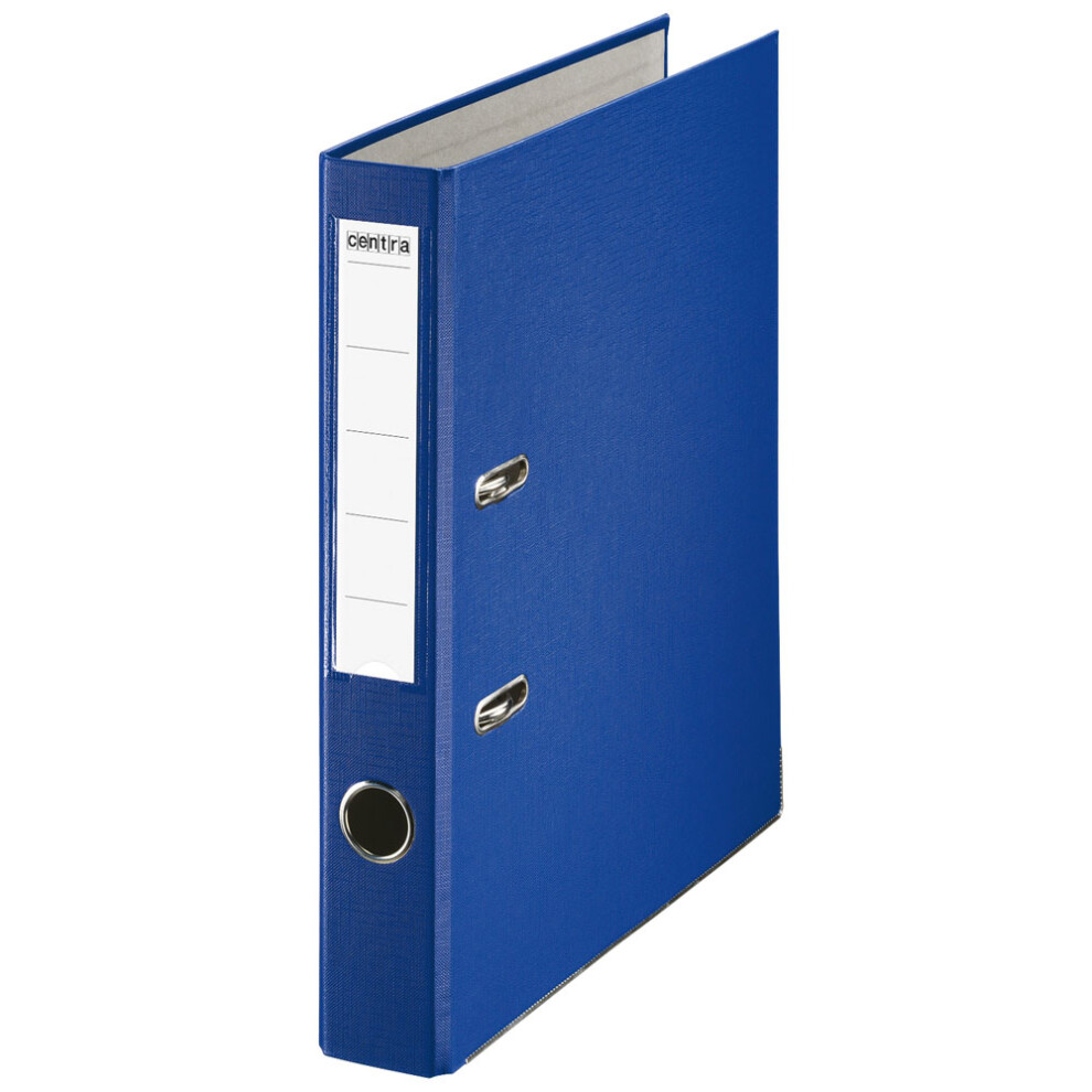 Rapid A4 Folder Lever Arch File 50mm Polypropylene/Paper with Metal Shoe Blue