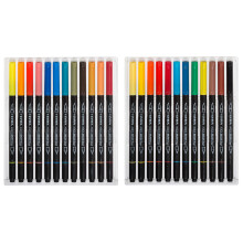 Stylo Feutre - LYRA - L6521240 - Aqua Brush Duo - 24 Colori - Punta Fine