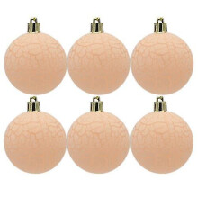 (orange) 6x Christmas Tree Balls Baubles Xmas Tree Hanging Ornament Home Party Decoration Blue
