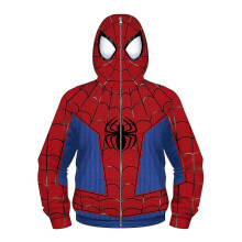 (Homecoming Spiderman, 4-5 Years) Spider-man Kids Boys Miles Morales 3d Style Hoodie Sweatshirt Superhero Zip Up Jacket Coat Cosplay Costume