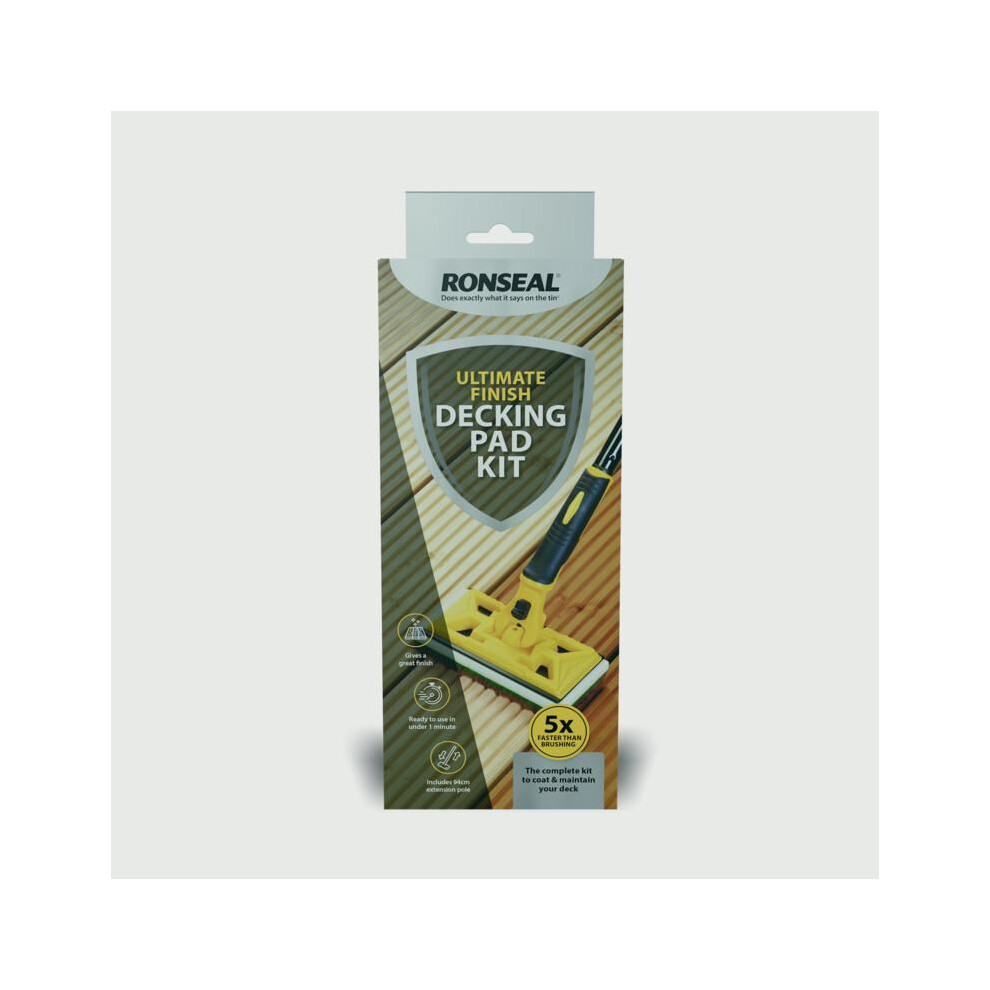 Ronseal - Ultimate Finish Decking Pad Kit -