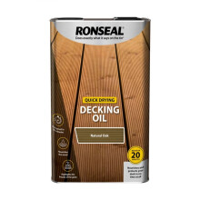 Ronseal - Quick Drying Decking Oil 5L - Natural Oak
