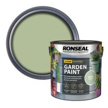 Ronseal Garden Paint 2.5L Sapling Green - Water-Based, Weatherproof Outdoor Paint (Lasts Up to 5 Years)