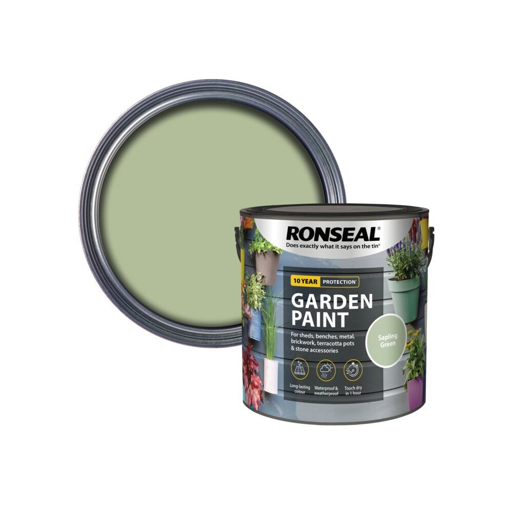 Ronseal - Garden Paint 2.5L - Sapling Green