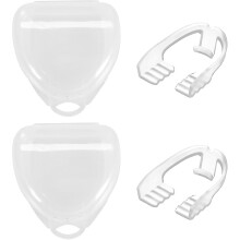 Mouth Guard For Teeth Grinding, Pack Of 2 Bite Splints, Dental Night Protection Mouth Guard With Storage Box