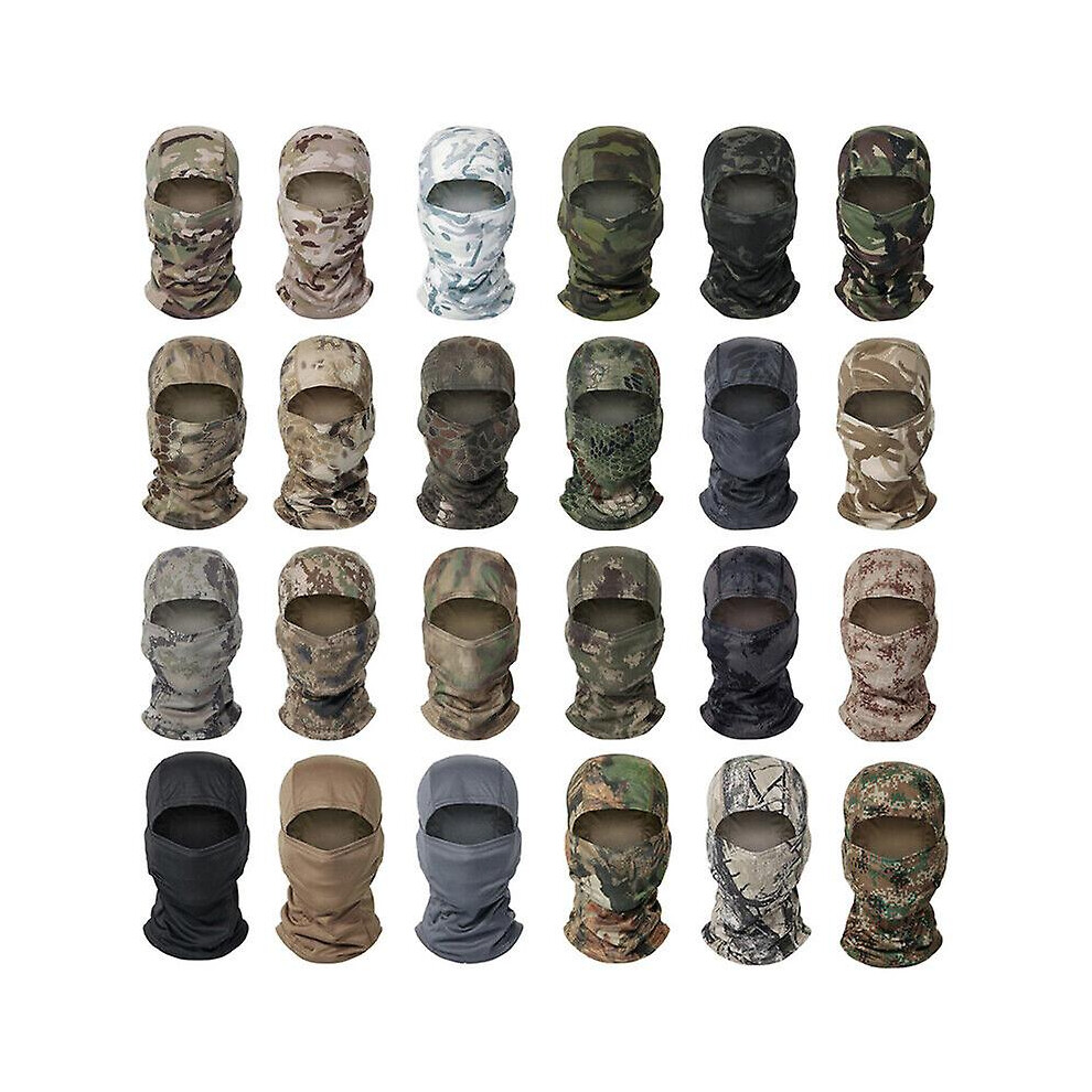 (Tactical Camouflage Balaclava Hunting Shooting Full Face Mask Neck Scarf Snood) Tactical Camouflage Balaclava Hunting Shooting Full Face Mask Neck Sc