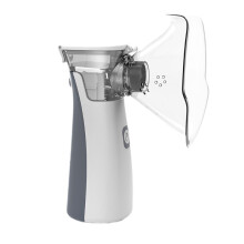 (Nebulizador gris) Nebulizador de malla portátil ultrasónico mini de mano para niños y adultos