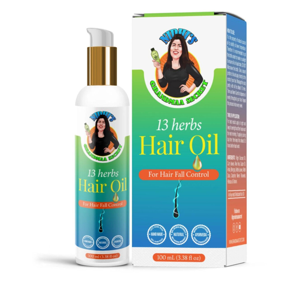NIDHI'S GRANDMAA SECRET 13 Herbs Hair Oil - 100 ml