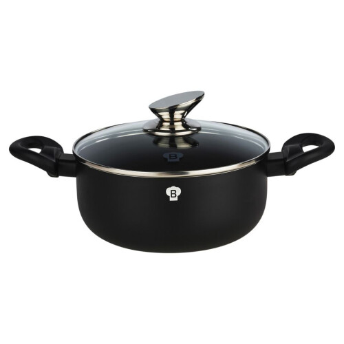 Blaumann ( Matt Black) 11pc Blaumann Induction Soft Touch Cookware Pots Pan Saucepan & Kitchen Tool Set 2