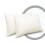 Imperial Rooms (Cream, Pillow Cases Only(50 x 75 cm)) Fitted Sheet Bed Sheets Extra Deep 25CM Single Double King Sizes 1