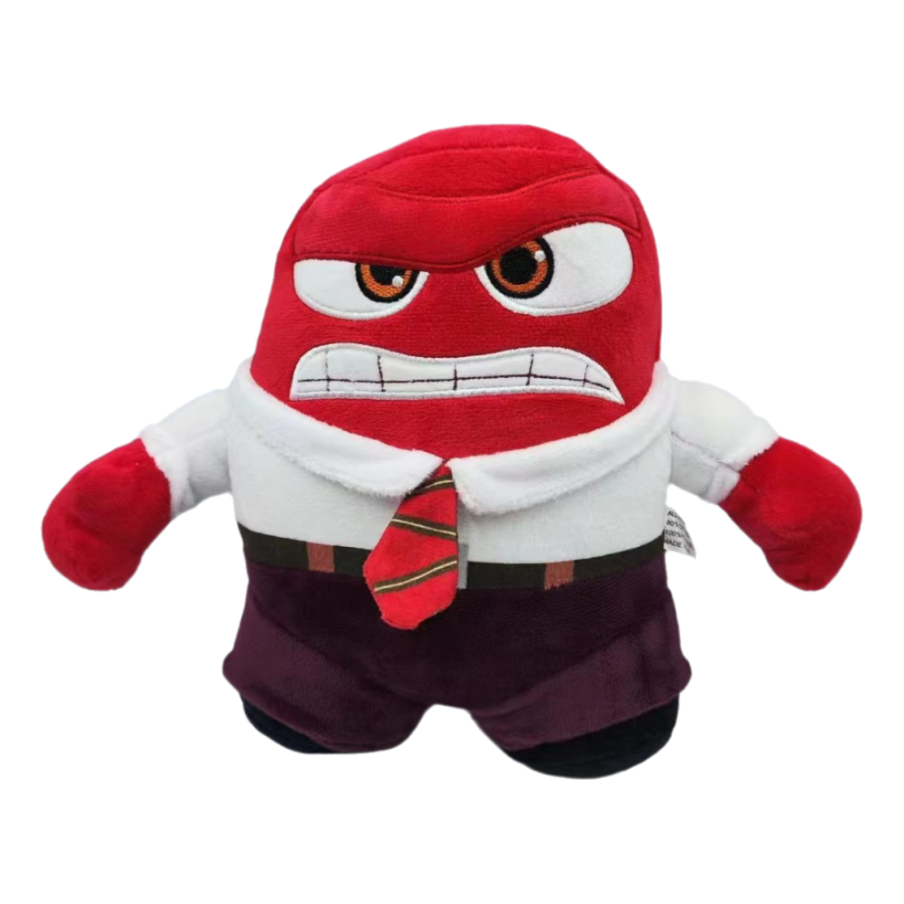 (Anger) Theme Inside Out Character Plush Toys Anger Fear Disgust Sadness Joy Anxiety