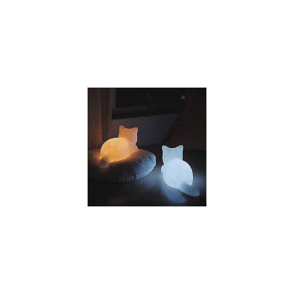 Vinyl Cat Night Light,portable Animal Lamp For Bedroom
