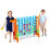 Costway 2.5ft 4-to-Score Giant Game Set-Orange 1