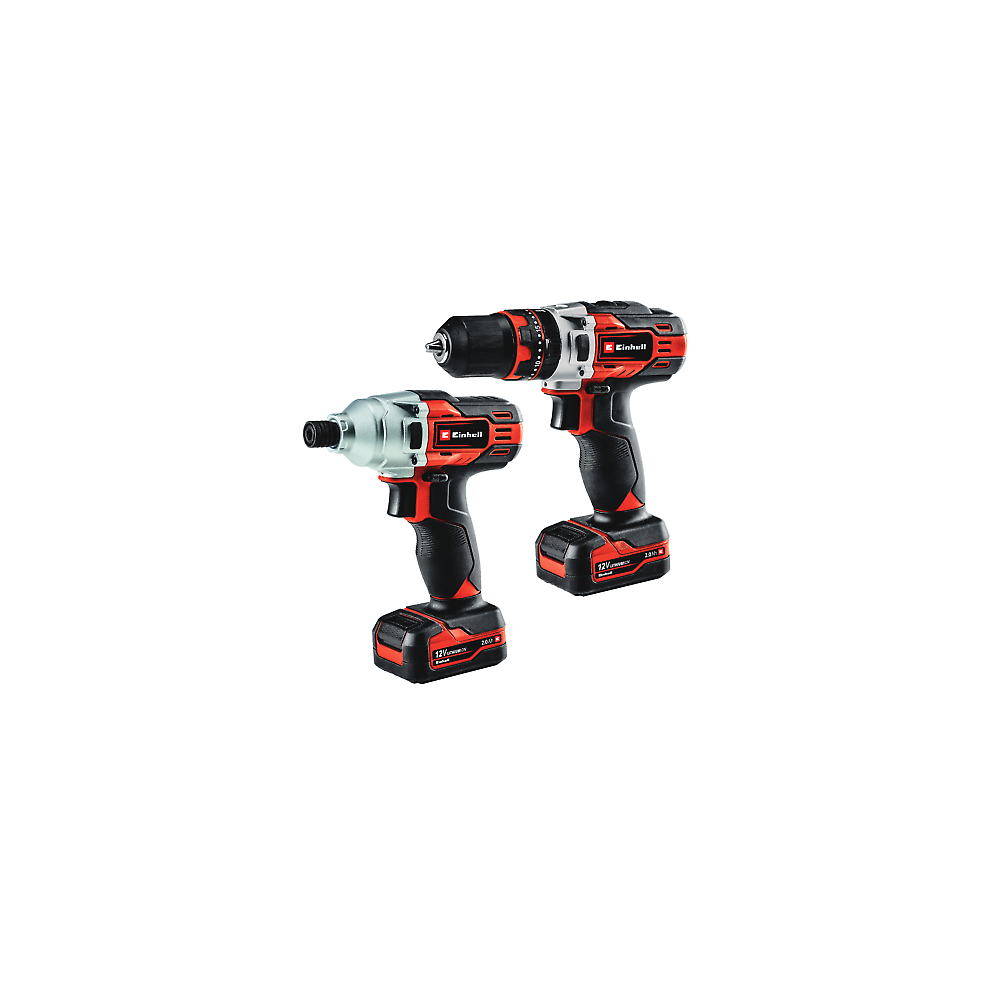 Einhell Drill Kit Cordless Impact Driver & Drill With 12V Batteries TE-TK 12 Li