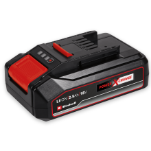 Einhell 2.5Ah Battery For All Power X-Change 18V Dust Resistant LED PXC