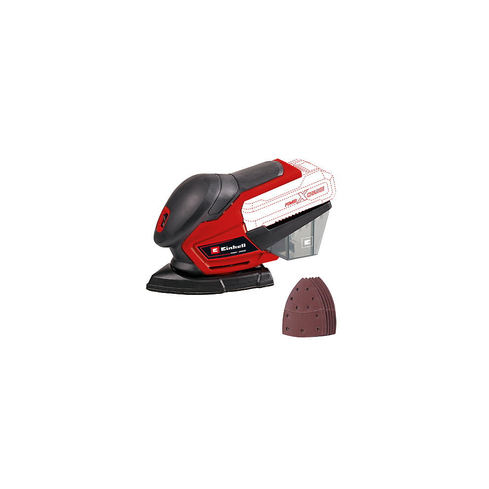 Einhell Cordless Multiple Sander Power X-Change TE-OS 18/150 Li-Solo BODY ONLY