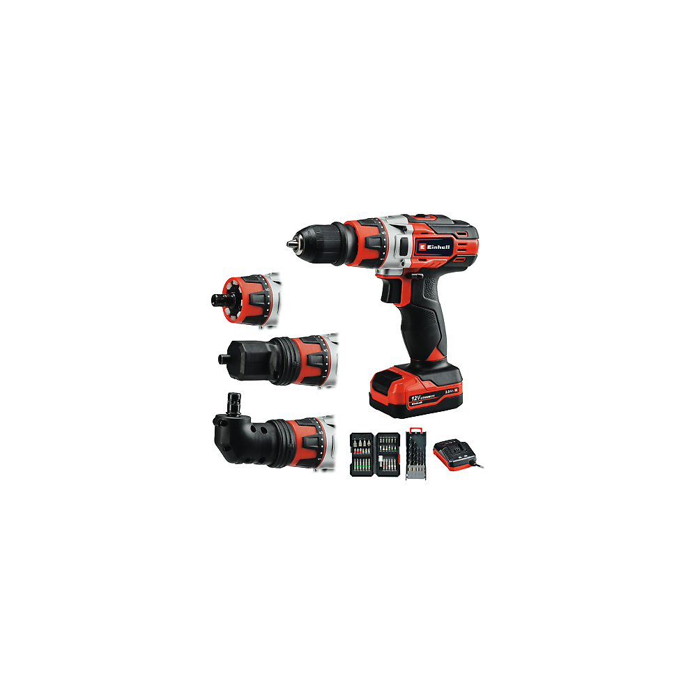 Einhell Cordless Drill Driver 12V 30Nm With 39pc Drill Set 2Ah Battery & Charger