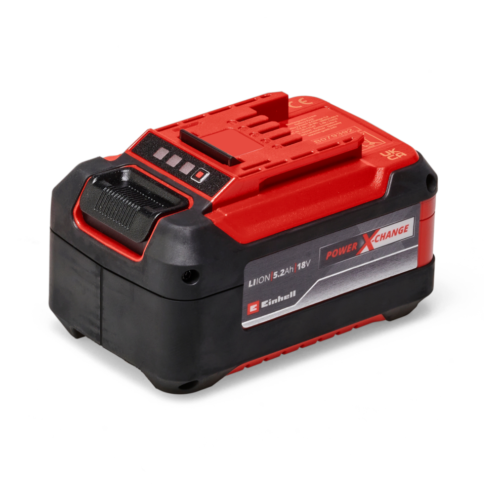 Einhell 5.2Ah Battery For All Power X-Change 18V Dust Resistant LED PXC PLUS