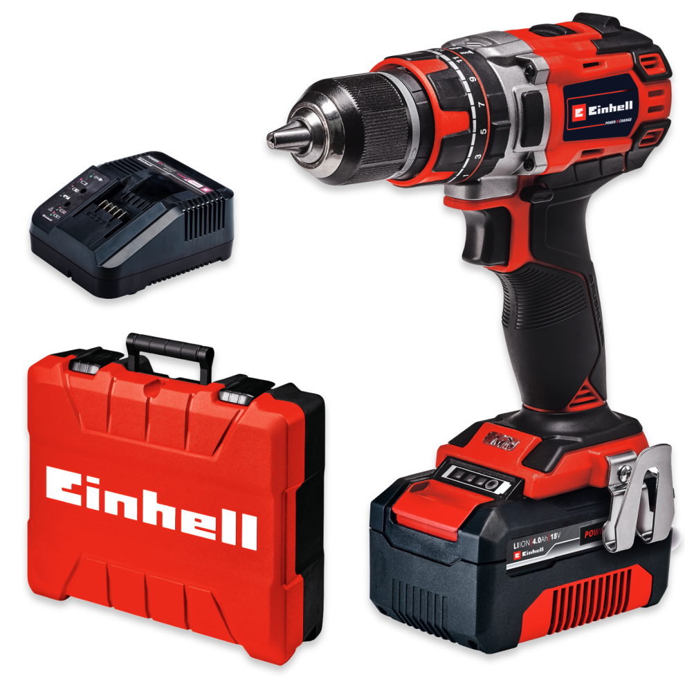 Einhell Cordless Combi Drill 50Nm Brushless 18V Power X-Change TE-CD 18/50 Li