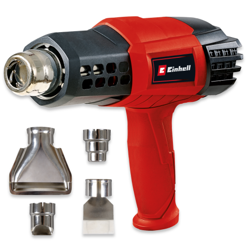 Einhell Secador de aire caliente Einhell TE-HA 2000 E (2000 W, interruptor de 3 posiciones para flujo de aire) Entregado con accesorios.
